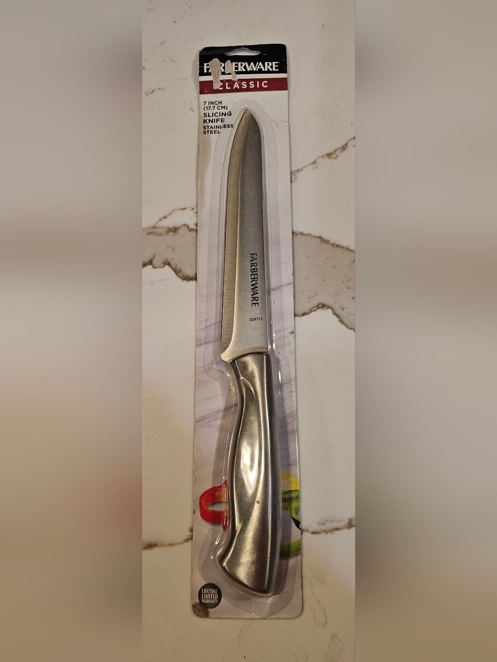 Farberware Classic 7" Stainless Slicing Knife in Silver
